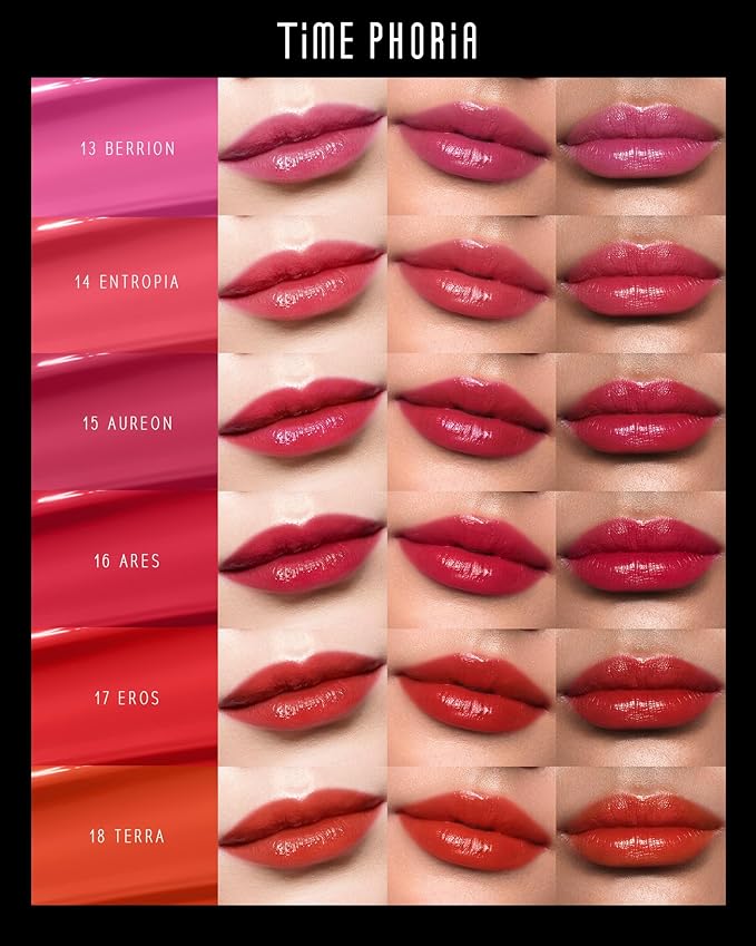 STELLAR DUST LIP STAIN-Waterproof and Transferproof Lip Tint For Women, Glossy Finish Lip Gloss, Lightweight High Coverage, Long Lasting, Stocking Stuffers For Teen Girls (10)