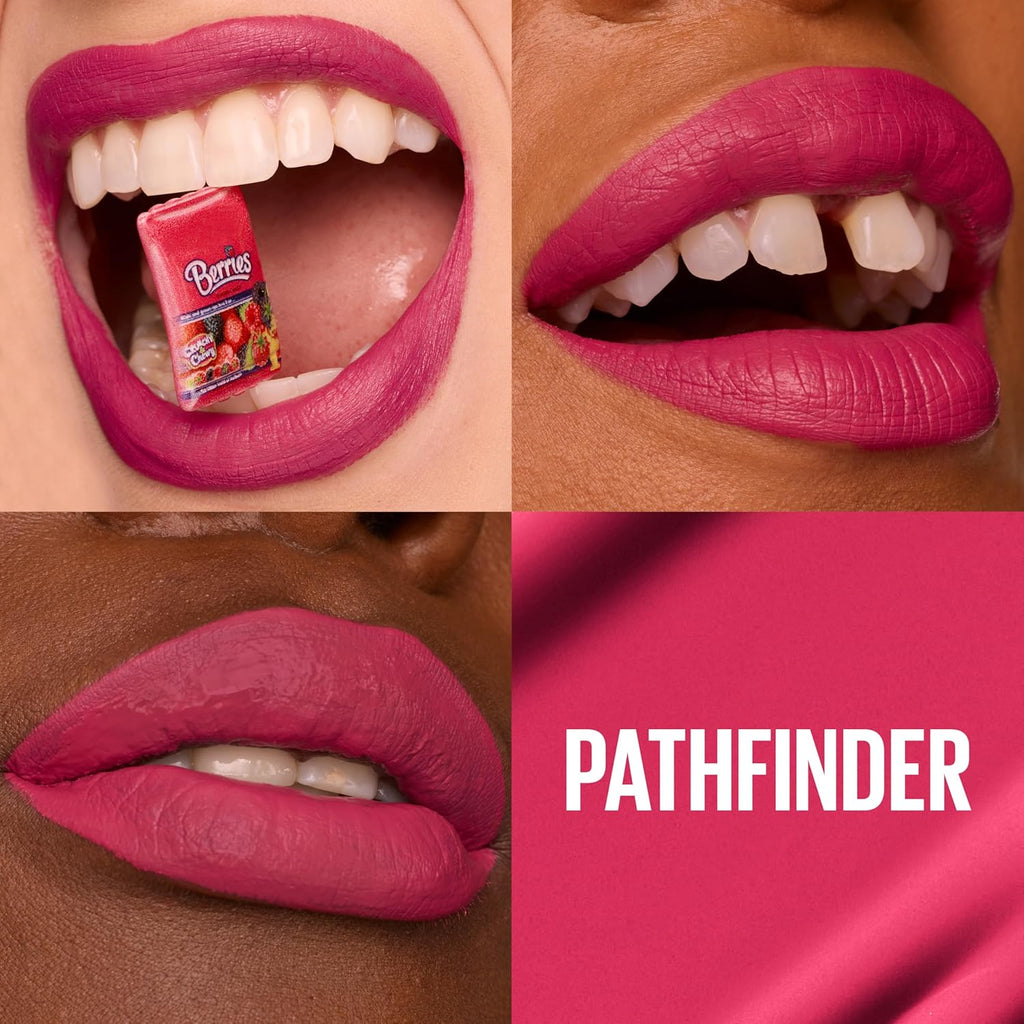 Maybelline Super Stay Matte Ink Liquid Lipstick Makeup, Long Lasting High Impact Color, Up to 16H Wear, Pathfinder, Berry Pink, 1 Count, Packaging May Vary