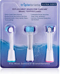 Compatible with Philips Sonicare® ONLY - Replacement Toothbrush Heads - Fits ONLY DiamondClean, Flexcare+, HealthyWhite+, 2 Series Plaque Control, 3 Series Gum Health (Extra Soft Bristles - 3 Pack)
