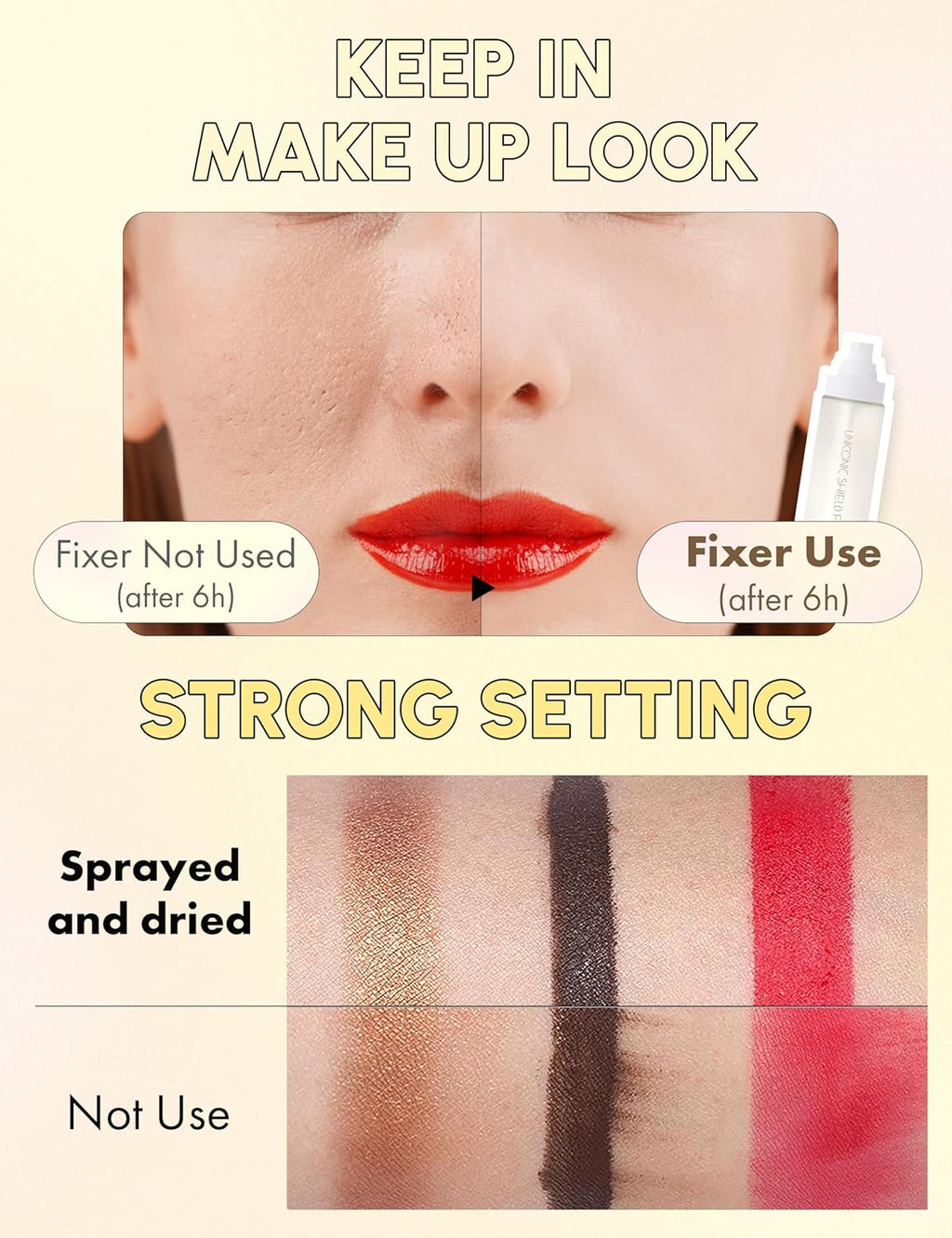 SELF BEAUTY Hydrating Matte Makeup Fixer | Long-Lasting Finish | Lightweight Microfine Mist Spray - 3.38fl.oz, 100ml