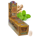VerMints Organic Breath Mints GingerMint - Real Ginger Flavored Candies - Travel Size Tin - Non-GMO, Nut Free, Gluten Free, Vegan, Kosher & Organic Candy Mints - .63oz/18g (Pack of 12)