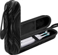 Electric Toothbrush Case, Carrier Bag for Travelling, Portable Toothbrush Carrying Case Holder Compatible with AquaSonic, Sumkyle, Oral-B iO Series, Philips Sonicare. (Black)