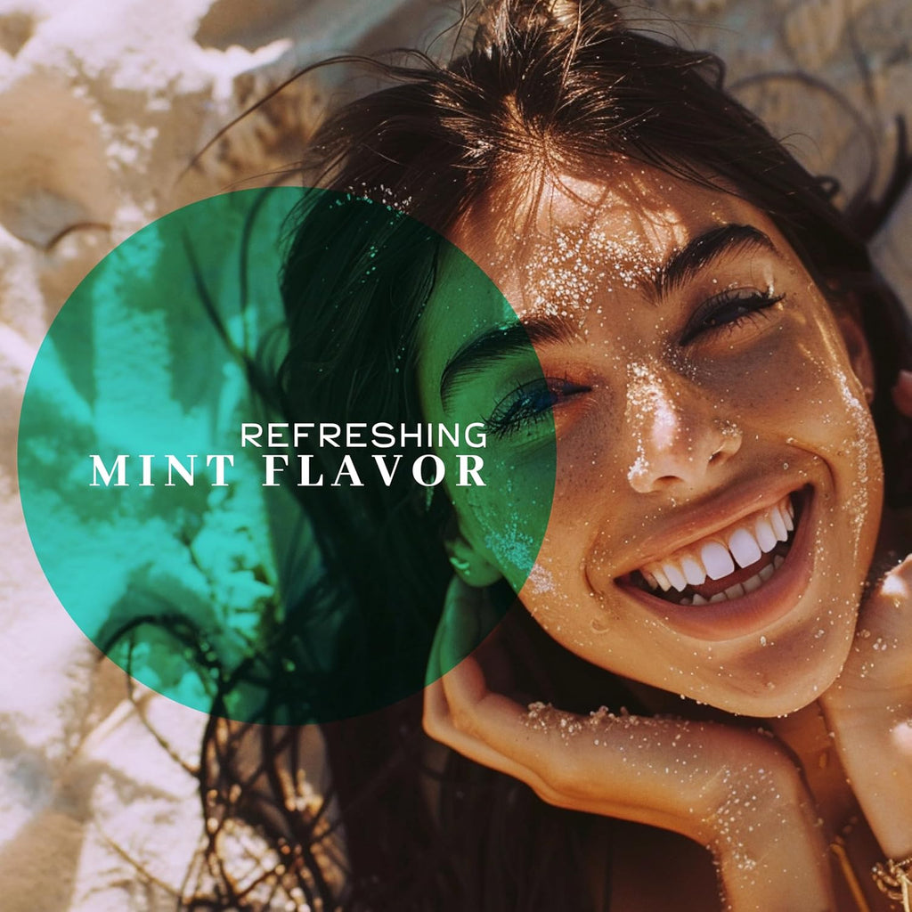 Vanman’s - Tiny Mint and Bone Tooth Powder Toothpaste - Flouride-Free Whitening Tooth Powder with Cattle Bone Derived Hydroxyapatite, Bentonite Clay, Peppermint Oil - Remineralizing - 0.25 oz