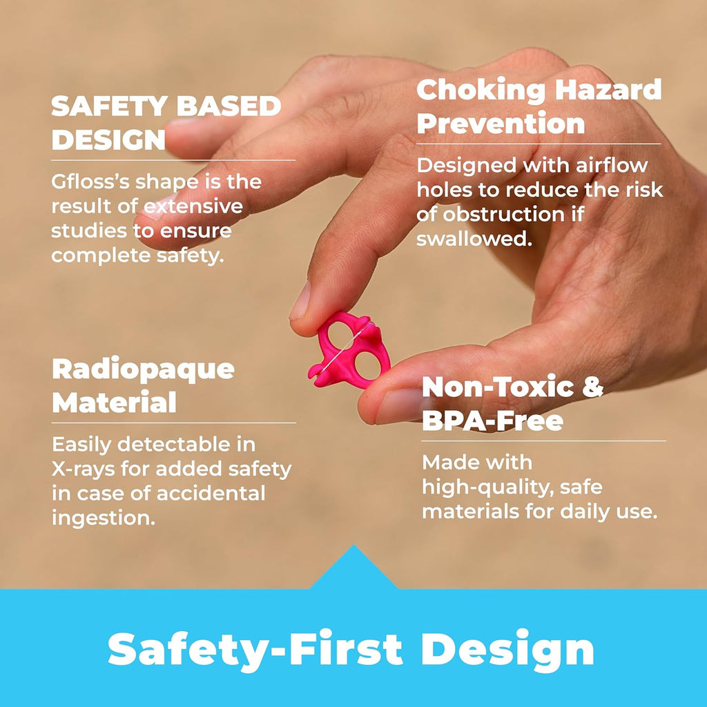 Hands-Free Dental Floss - 40 Count - Easy to Use & Discreet Flossers for Adults | Travel Floss | Thin Soft Floss for Tight Teeth | Unwaxed Unflavored | PFAS-Free Oral Care