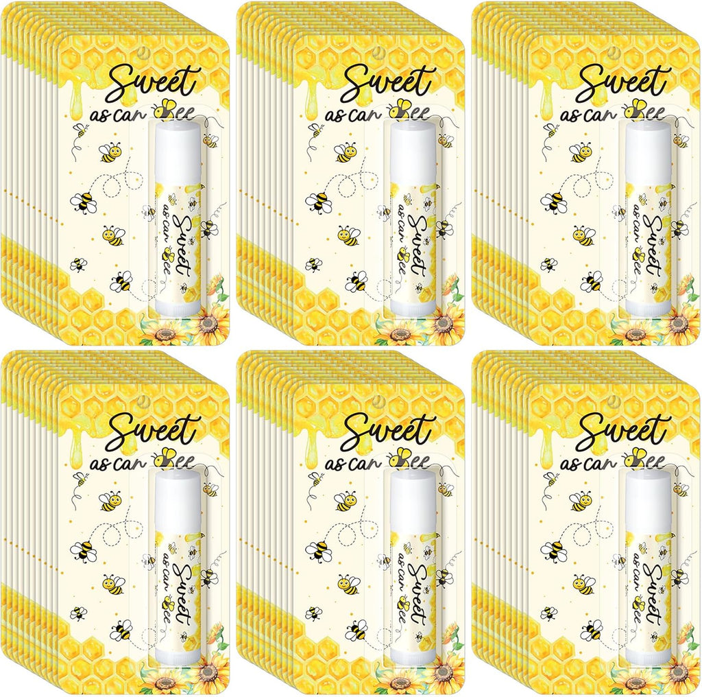 30 Pack Sweet as Can Bee Bulk Baby Shower Games Prizes Party Gifts Lip Balms Favors for Winners Adults Guests Gender Reveal Favors Decorations Baby Shower Souvenirs Gift Bags Stuffers