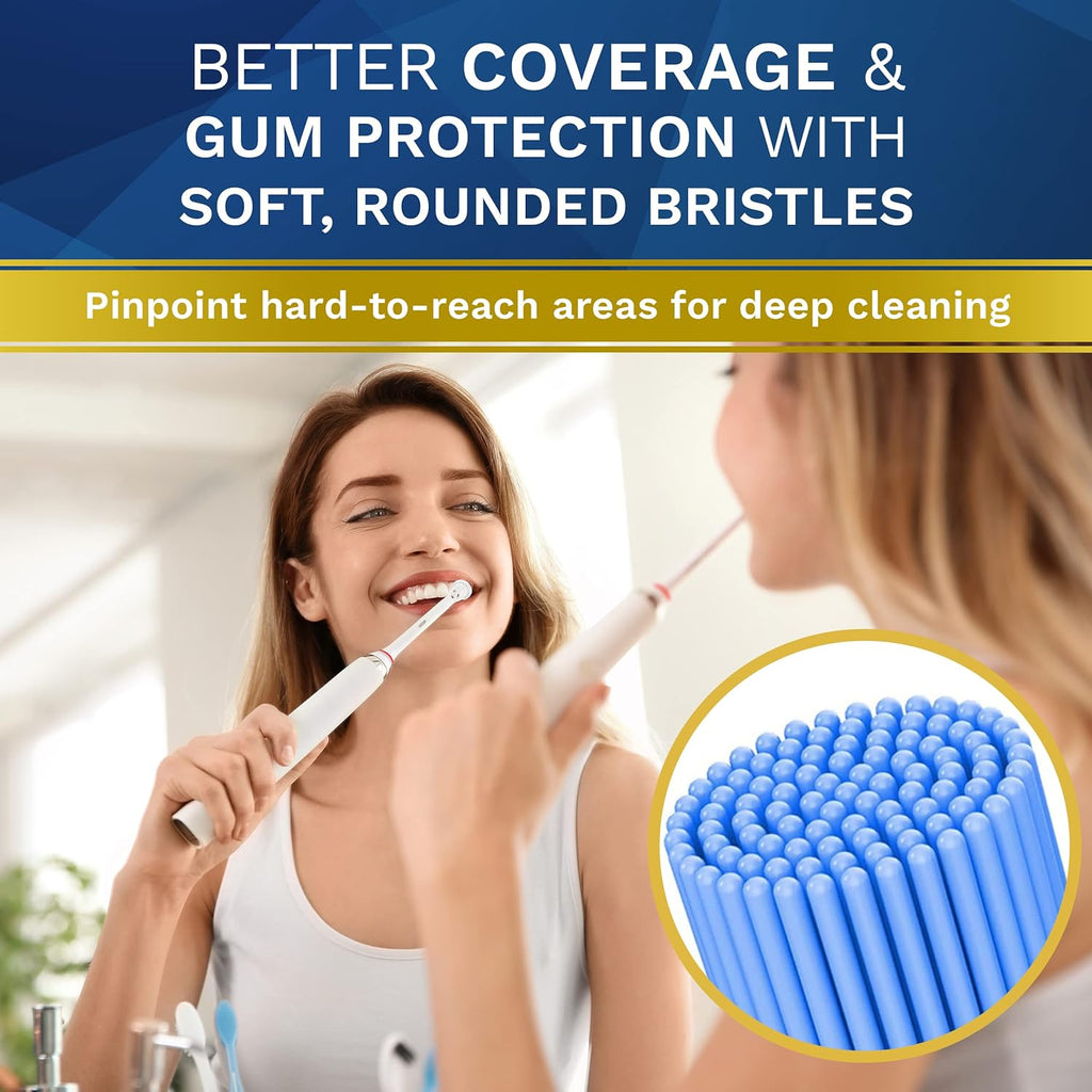 Replacement Toothbrush Heads Compatible with Oral B - 16 Pack Aster Toothbrush Head Compatible with Oral B Braun Professional Electric Brush Heads Refill for 7000/Pro 1000/9600/ 5000/3000/8000