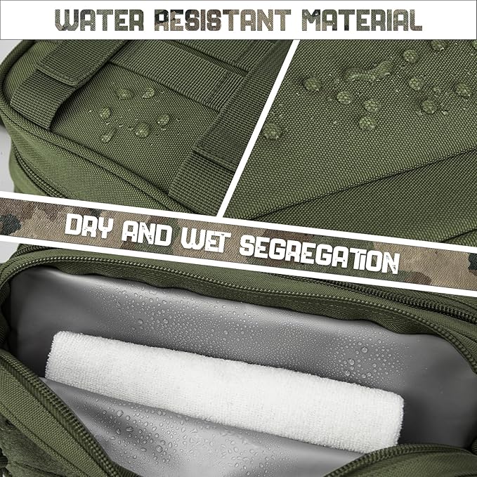 QT&QY Tactical Toiletry Bag For Men Hygiene Bag EDC Military Tool Molle Pouches Small Dopp Kit Mens Shaving Kit Travel shower Bags