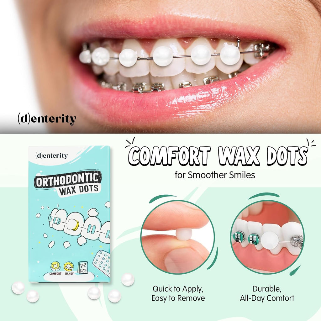 U-Shape Toothbrush Braces Care Kit, 11-Piece Orthodontic Travel Set with Wax, Toothpaste, Mouthwash & Pouch | Braces Hygiene Essentials for Teens & Adults