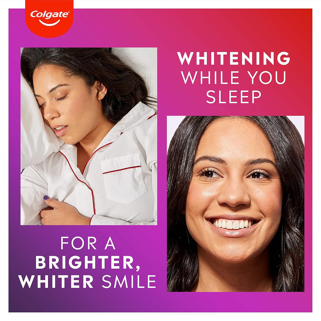 Colgate Optic White Overnight Teeth Whitening Pen, Enamel Safe and Vegan, Teeth Stain Remover to Whiten Teeth, Teeth Whitening for Sensitive Teeth, 35 Nightly Treatments Per Pen, 0.08 Oz,2 Pack