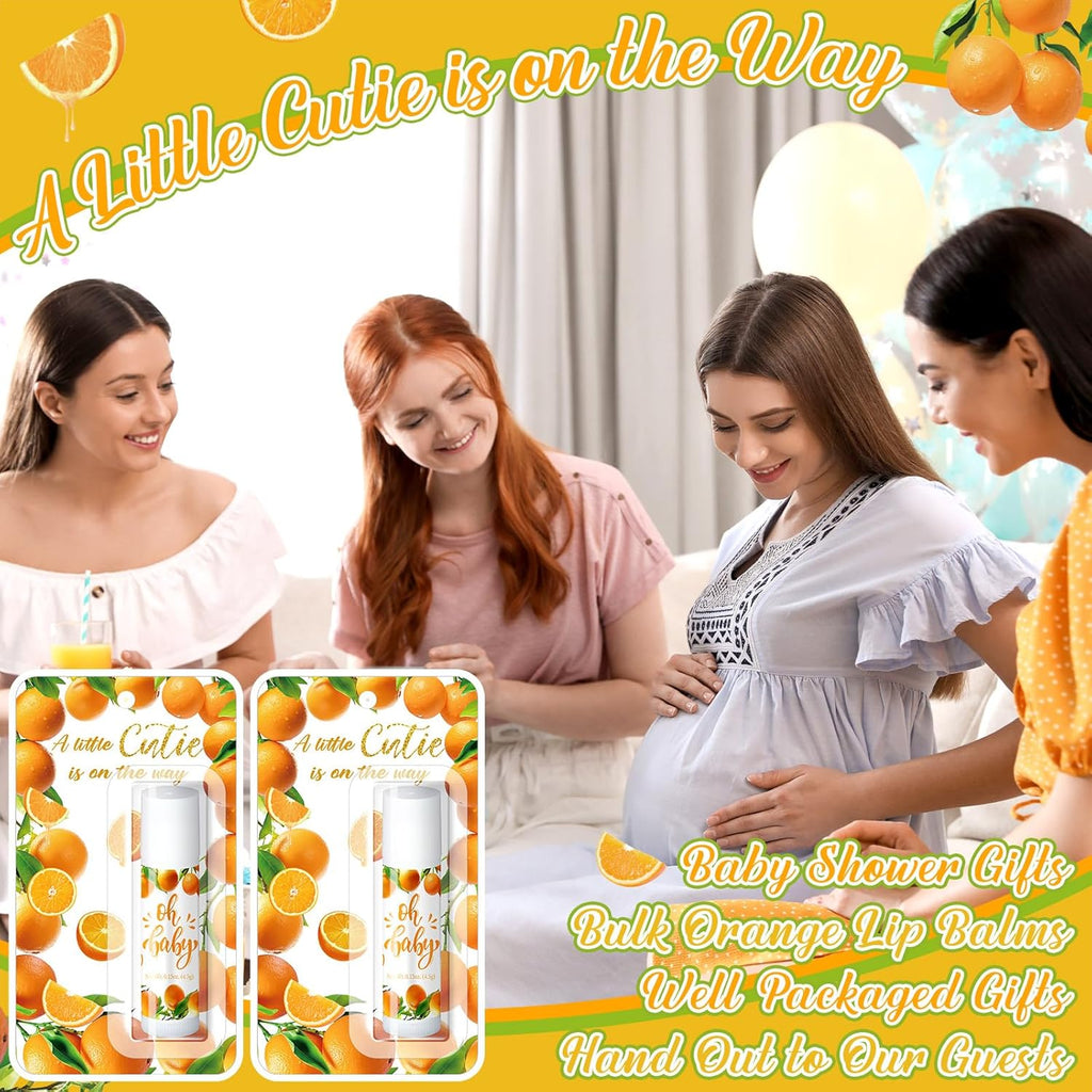 30 Pack a Little Cutie Baby Shower Games Prizes Party Gifts Bulk Lip Balms Favors for Winners Adults Guests Gender Reveal Favors Decorations Baby Shower Souvenirs Gift Bags Stuffers