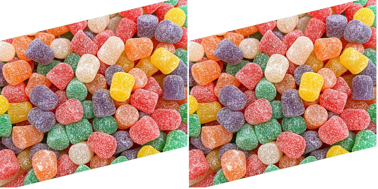 Spice Drops Candy | 3 Lb Bag | Assorted Spiced Gum Drops in Bulk | Jelly Candies in Clove, Wintergreen, Anise, Cinnamon, Peppermint, and Spearmint Flavors (Pack of 2)