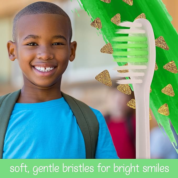 Kids Toothbrush Suction Cup, Toddler Toothbrush Soft Bristles, Child Toothbrush Suction Cups For Easy Access, Toddler Toothbrushes Handles Perfect For Tiny Hands of Boys and Girls (4 Pack - Penguin)