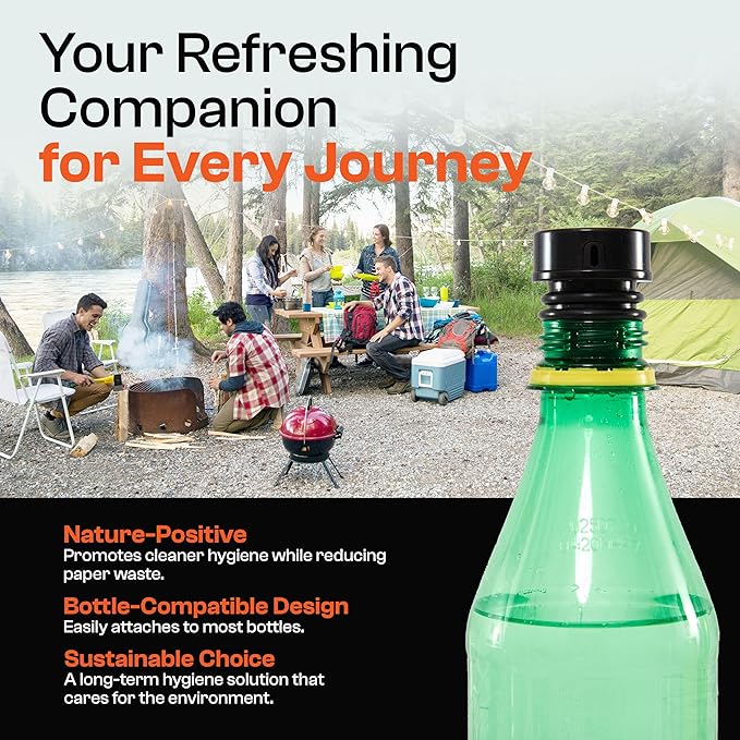 Portable Bidet for Women & Men - Travel Bidet for Camping, Toilet & Hiking | Compatible with Most Bottles | Ultralight 12g | USA Brand – Spray Mate MINI