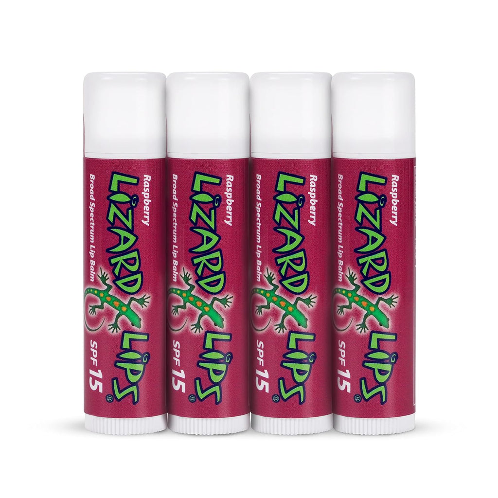 Lizard Lips SPF 15 Lip Balm (Raspberry)