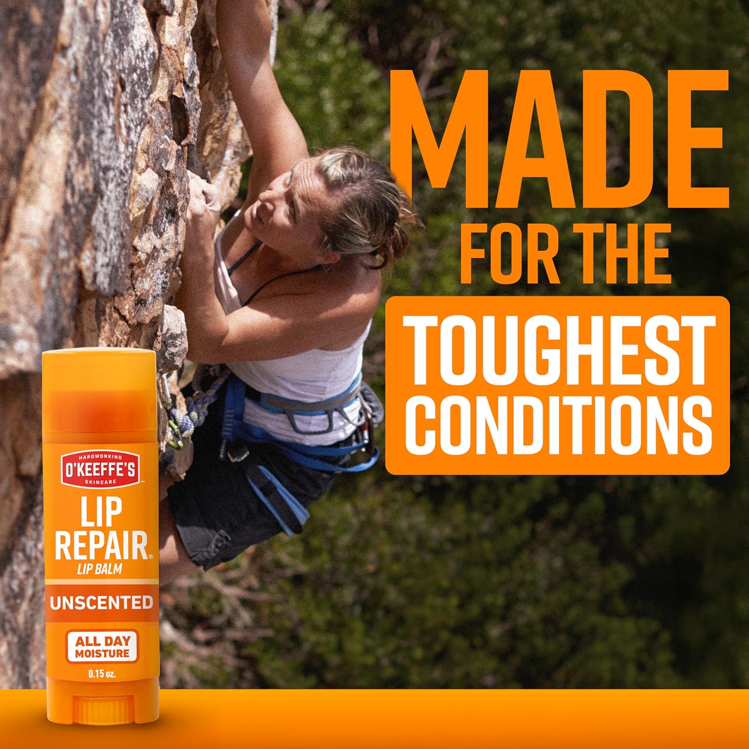 O'Keeffe's Lip Repair Unscented Lip Balm for Dry, Cracked Lips - Stick (Twin Pack) - Moisturizer for Very Dry Lips