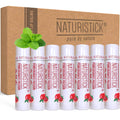 Naturistick Premium Beeswax Lip Balm for Dry, Chapped Lips | 100% Natural Lip Care | Coconut Oil, Shea Butter, Aloe Vera | Moisturizing, Chemical-Free Chapstick | 7 Pack Pomegranate | Made in USA