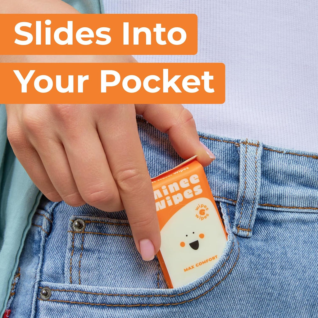 Impossibly Compact Travel Wipes - 99.5% Water - Safe for Sensitive Skin & Hypoallergenic, Resealable, Thick & Durable - For Adults, Kids & Baby Care - Unscented, 60 Pack Total 360 Wipes