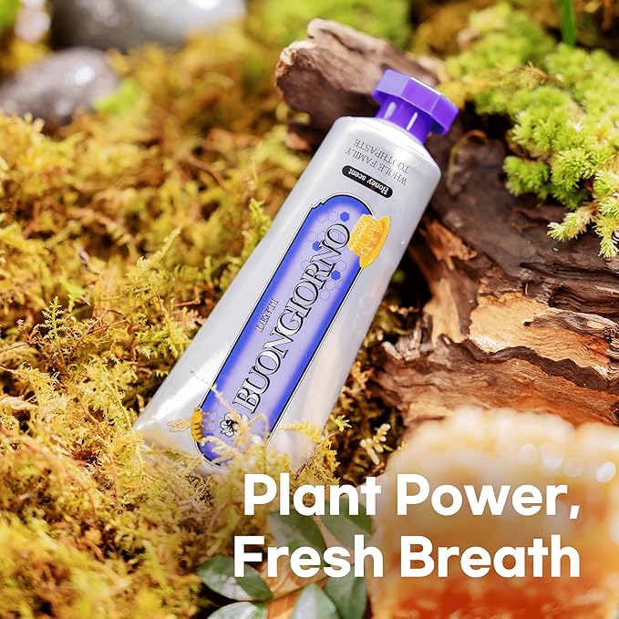 Gum Care Toothpaste (Honey Mint) – Natural Fluoride Korean Toothpaste for Gingivitis Treatment, Plaque Removal, Strengthens Enamel, Paraben & SLS Free (3.52fl oz / 100g)