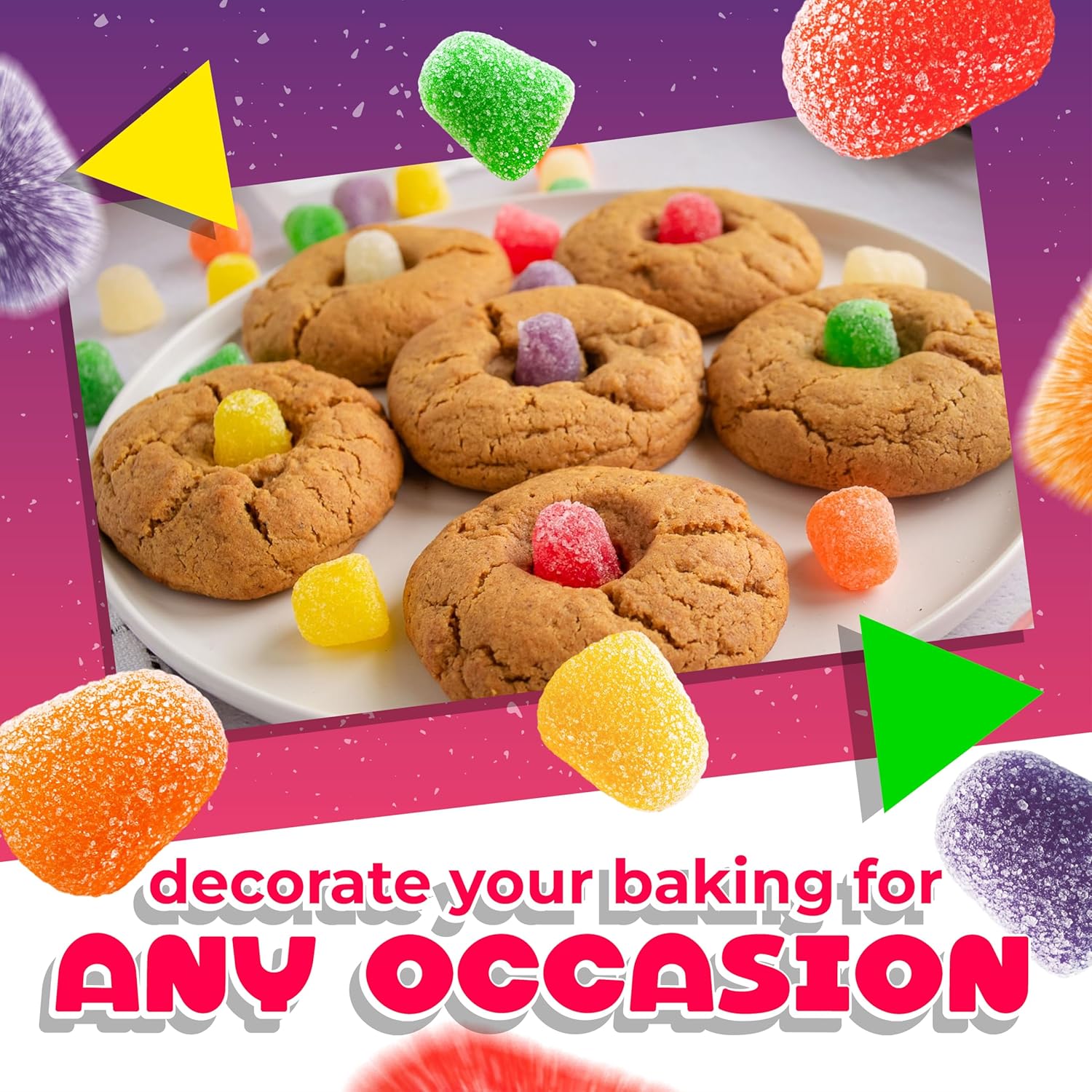 Spice Drops Candy | 3 Lb Bag | Assorted Spiced Gum Drops in Bulk | Jelly Candies in Clove, Wintergreen, Anise, Cinnamon, Peppermint, and Spearmint Flavors