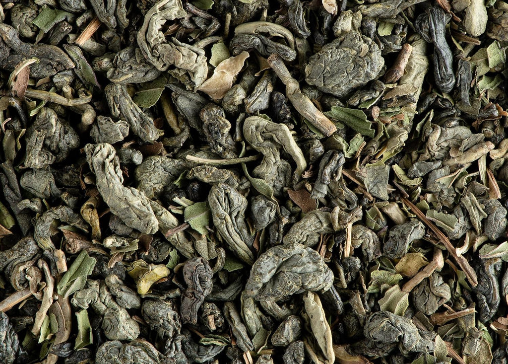 Dammann Freres Satchets, Green Mint Tea Bags, Premium Gourmet French Green Tea, Blend Spearmint, Peppermint Flavors, Individually Wrapped, 24 Count (Single Pack)