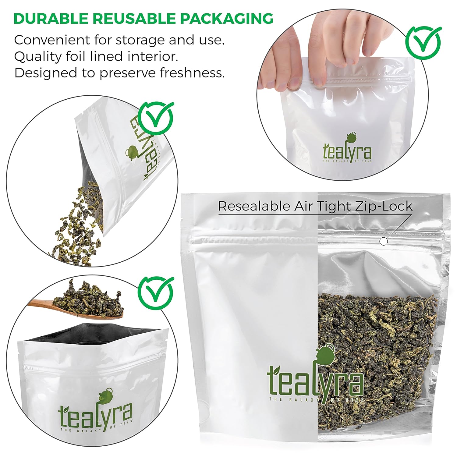 Tealyra - Pure Spearmint Leaves - Best African Moroccan Mint Tea - Herbal Loose Leaf Tea - Relaxing - Digestive - Caffeine-Free - 200g (7-ounce)