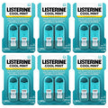 Listerine Cool Mint Pocketmist, Oral Care Mist for Fresh Breath, Non-Aerosol Sugar-Free Bad Breath Refresher Spray to Kill 99% of Bad Breath Germs, Portable, Cool Mint Flavor, 7.7 mL, 12 Sprays