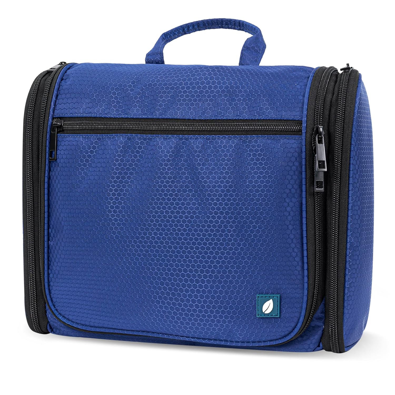 PAVILIA Large Hanging Toiletry Bag Travel Bag Women Men, Cosmetic Organizer, Water Resistant Makeup Bag Accessories Toiletries, Travel Essentials Kit, Royal Blue