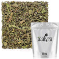 Tealyra - Moroccan Mint - Gunpowder - Peppermint - Spearmint - Famous Green Loose Leaf Tea - Caffeine Level Low - All Natural - 220g (8-ounce)