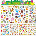 1300PCS Adorable Stickers, Farm/Marine/Wild Animals, Vehicles, Dinosaurs, Food, Party, Food, Reward Stickers Incentive System Stickers for Classroom, Kindergarten, Home Rewards, Craft Scrapbooking