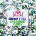 Sugar Free Spearmint Hard Candy – About 225 Individually Wrapped Breath Mints – Bulk 3 Pound Bag – Refreshing Mint Flavor – Ideal for Diabetics and Health Conscious Individuals (3 Pound, Spearmint)