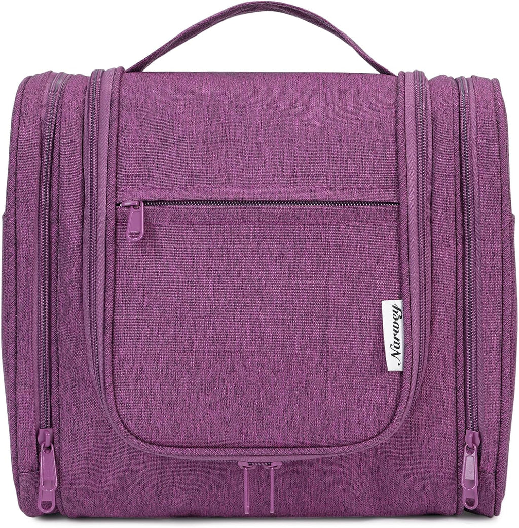 Narwey Hanging Toiletry Bag for Women Travel Makeup Bag Organizer Toiletries Bag for Cosmetics Essentials Accessories