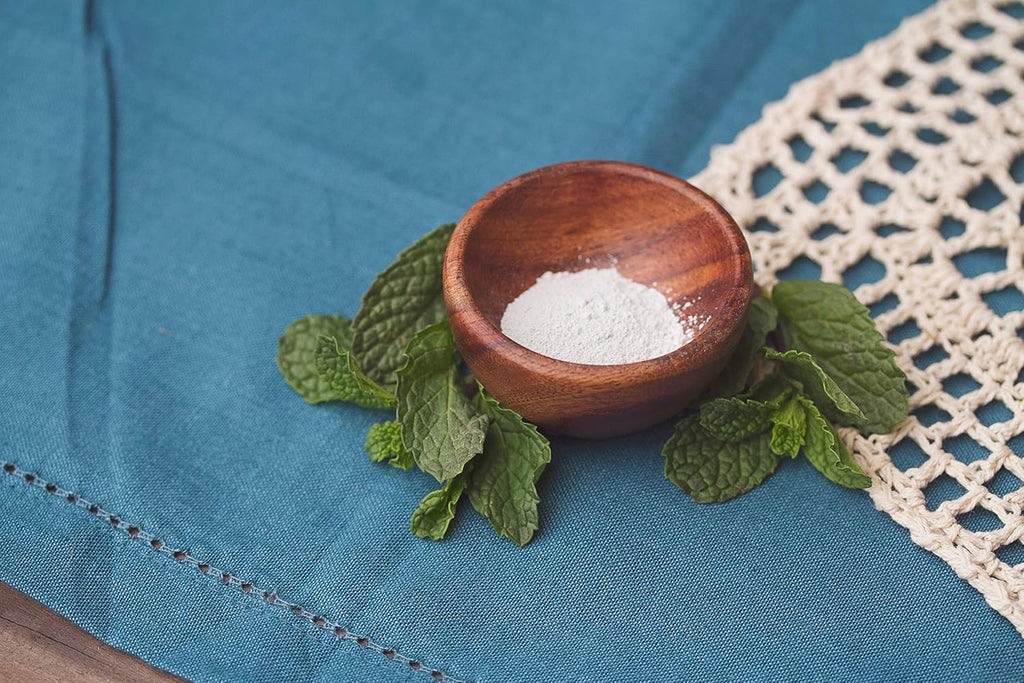 Zero Waste up to 6 Month Supply Organic Vegan Fluoride Free Tooth Powder Peppermint Flavor- Ships Without Any Plastic Packaging I Natural Whitening I Stronger Teeth