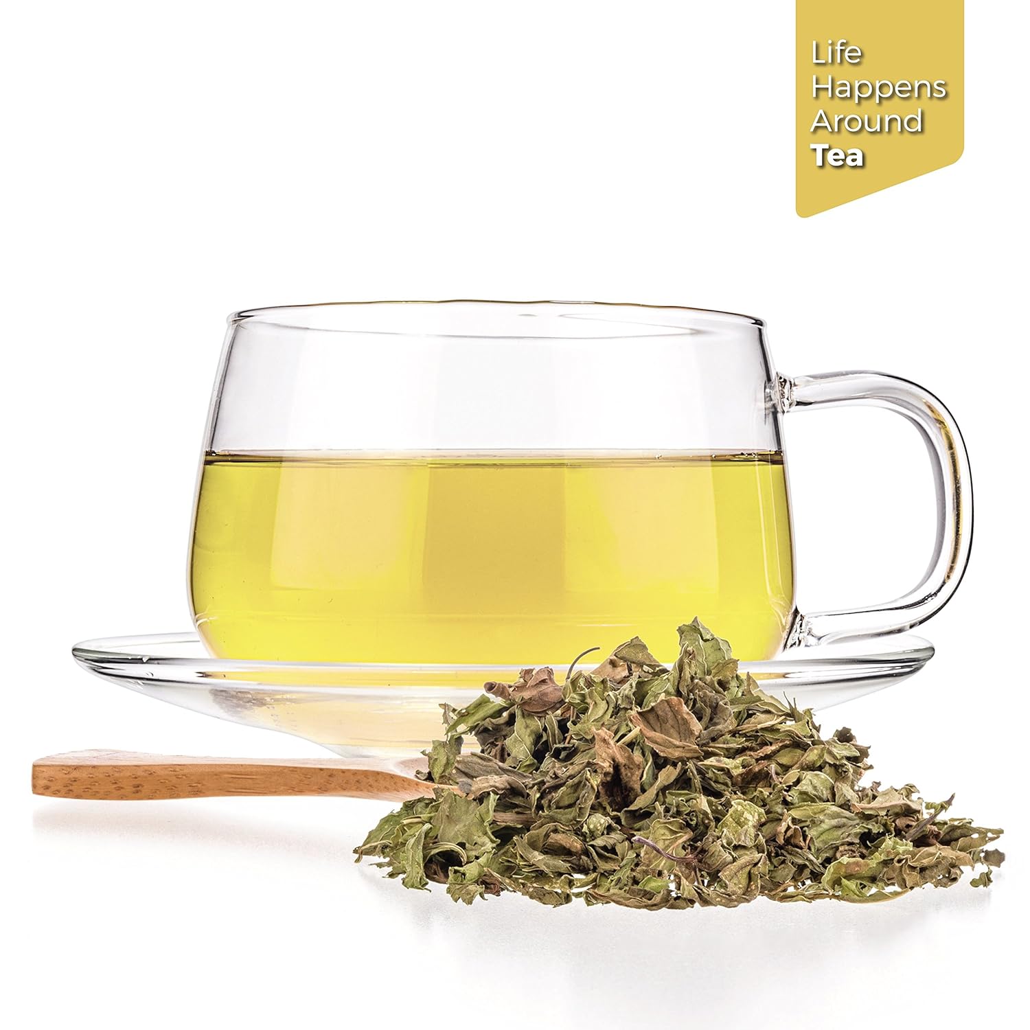 Tealyra - Pure Spearmint Leaves - Best African Moroccan Mint Tea - Herbal Loose Leaf Tea - Relaxing - Digestive - Caffeine-Free - 200g (7-ounce)