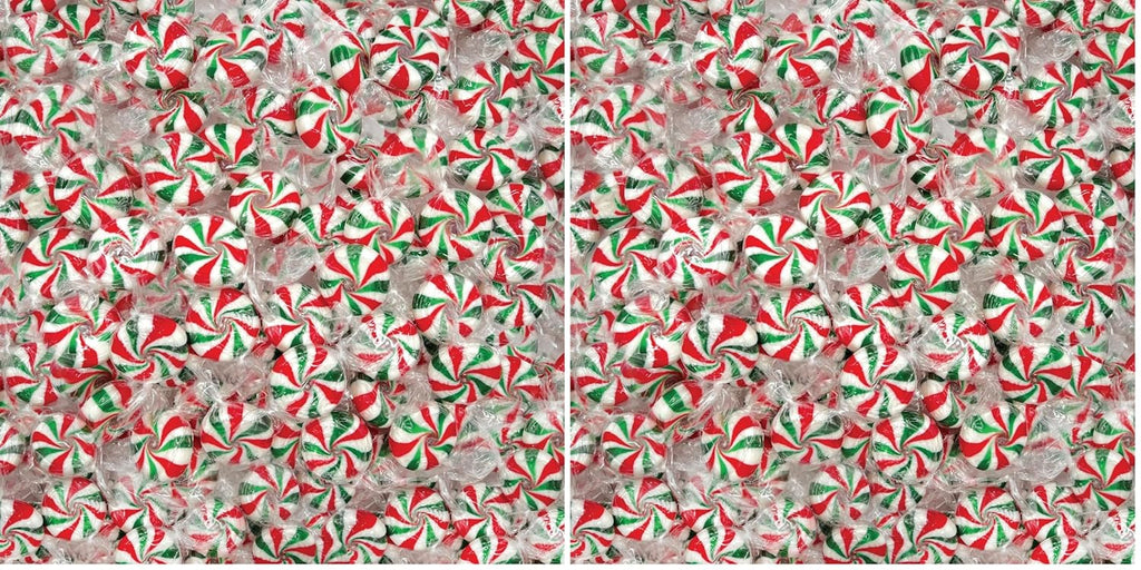 Starlight Mints - 2 Pound Pack (About 150 Count) - Peppermint Candy - Pinwheel Bulk Mints Individually Wrapped - Mint Candy for Office Bowls, Parties and Events (Pack of 2)