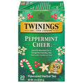 Twinings Peppermint Cheer Herbal Tea Individually Wrapped Bags, 20 Count (Pack of 1), Peppermint & Vanilla, Naturally Caffeine-Free, Enjoy Hot or Iced, 20 Teabags