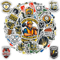 100 PCS Hard Hat Stickers Pack, Vinyl Waterproof Funny Decals with Welding Tools Safety Work Quotes, Gift for Construction Workers Mechanics Engineers Electricians Laptop Water Bottle Toolbox