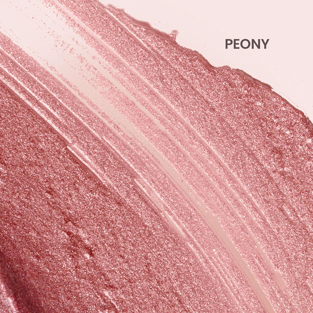 Burt's Bees Shimmer Lip Tint, Tinted Lip Balm Stick, Moisturizing for All Day Hydration with Natural Glowy Pigmented Finish & Buildable Color, Peony, 1 Tube, 0.09 oz.