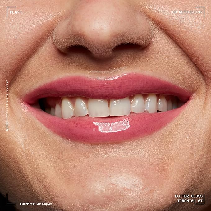 NYX PROFESSIONAL MAKEUP Butter Gloss, Tiramisu Brown | Non-Sticky | Pack of 2