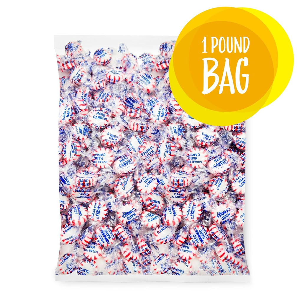 Sugar-Free Starlight Peppermints | 1-Pound Bag | Hard Candy