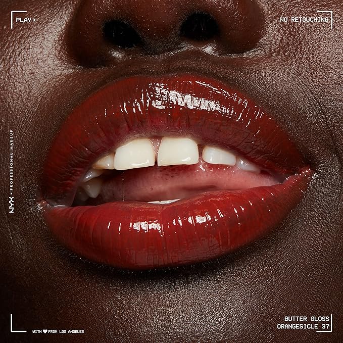 NYX PROFESSIONAL MAKEUP Butter Gloss, Non-Sticky Lip Gloss - Orangesicle (Orange)