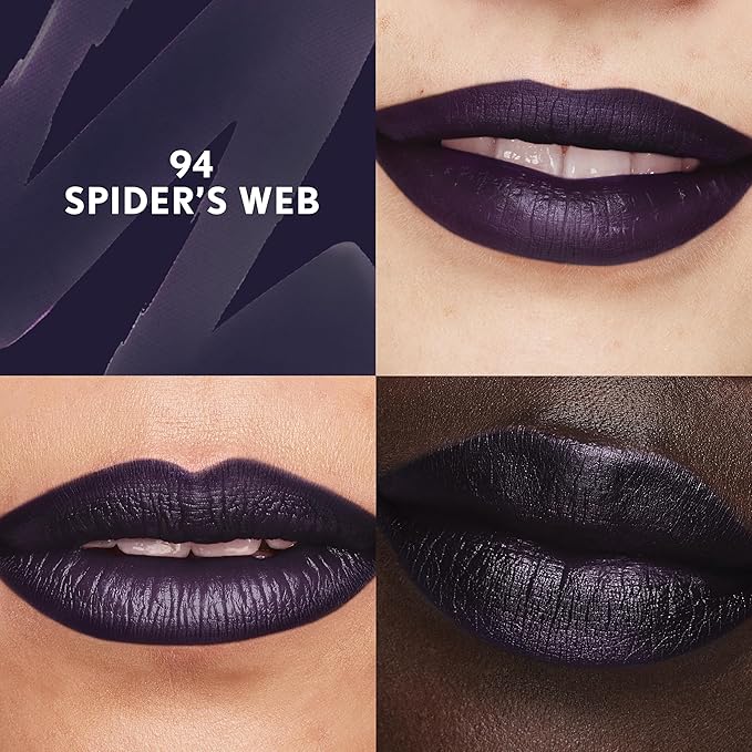 CoverGirl Outlast, Spider's Web, Lipstain Halloween Limited Edition, Transfer-Proof, Non-Drying, Lightweight, Buildable, 0.05oz