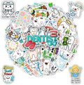 100 PCS Dentist Tooth Stickers Pack – Cute Teeth Dental Hygiene Vinyl Waterproof Decals for Kids, Teens, Adults, Dentist Students, Scrapbook, Laptop, Water Bottle, Car, Hard Hat