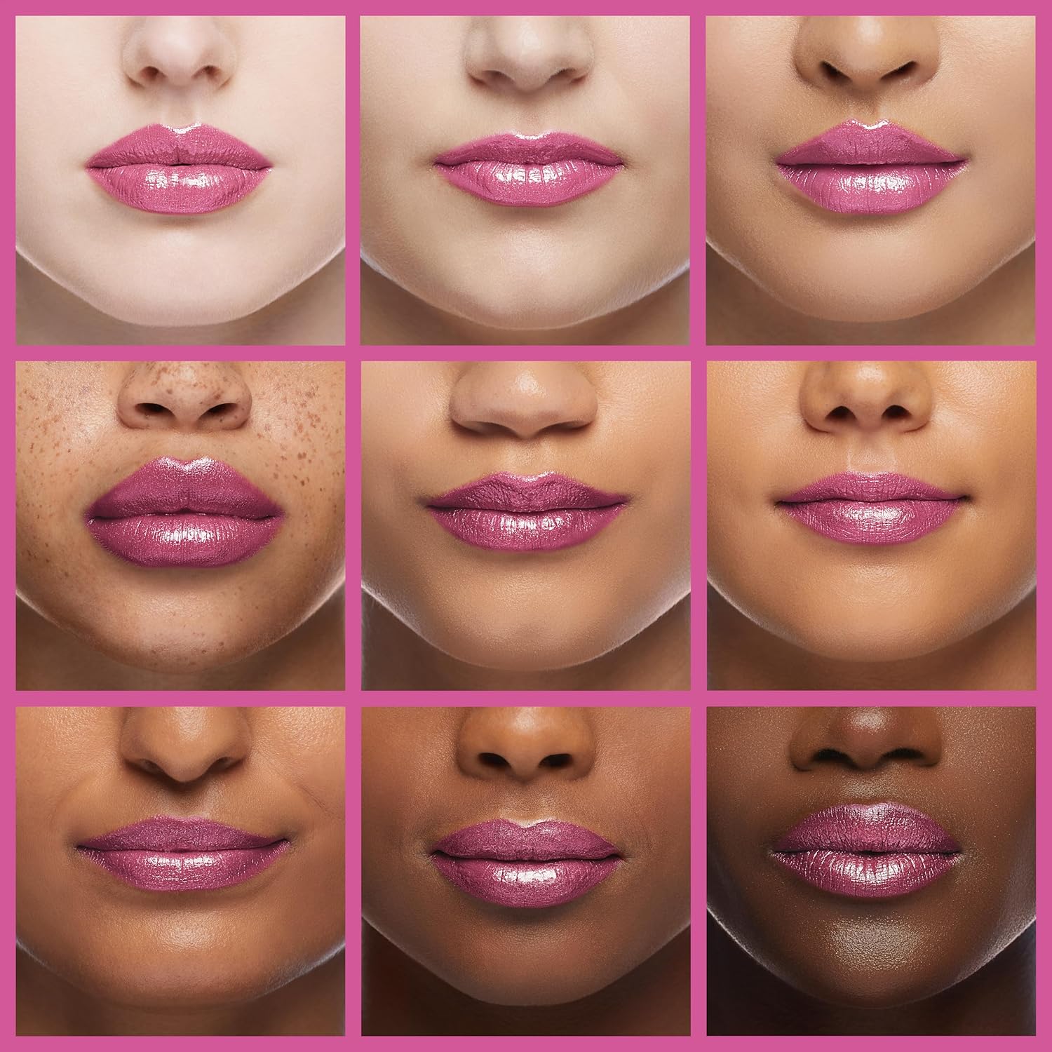 Oulac Pink Lipstick for Women with Metallic 3D Shine Lightweight Hydrating Formula, High Impact Lip Color, Full Coverage Lip Makeup, Christmas Gifts for Women, Velocity(15)