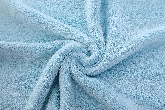 16 Pack Baby Washcloths burp cloths - 20" x 10" - Luxury Multicolor Coral Fleece - Extra Absorbent and Soft Wash Clothes for Newborns, Infants and Toddlers - Suitable for Sensitive Skin and New Born