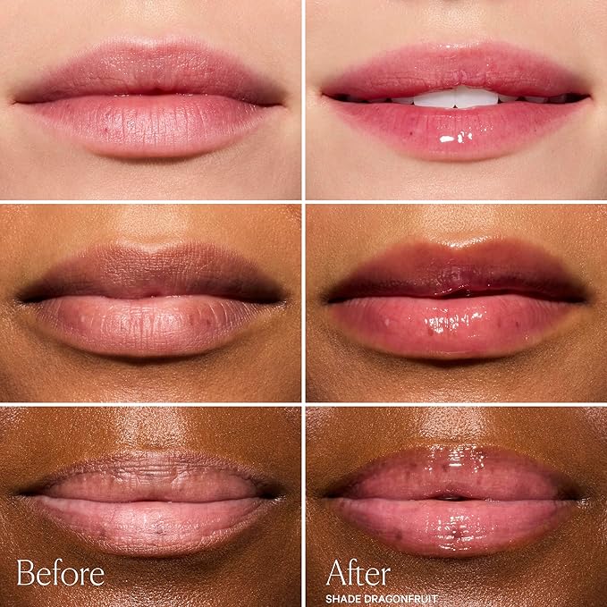 Well People Poutlove Peptide Lip Balm, Hydrating Sheer Tinted Lip Treatment with Peptide Complex, Murumuru Butter & Sesame Seed Complex for a Plumper, Smoother-Looking Pout, Dragon Fruit