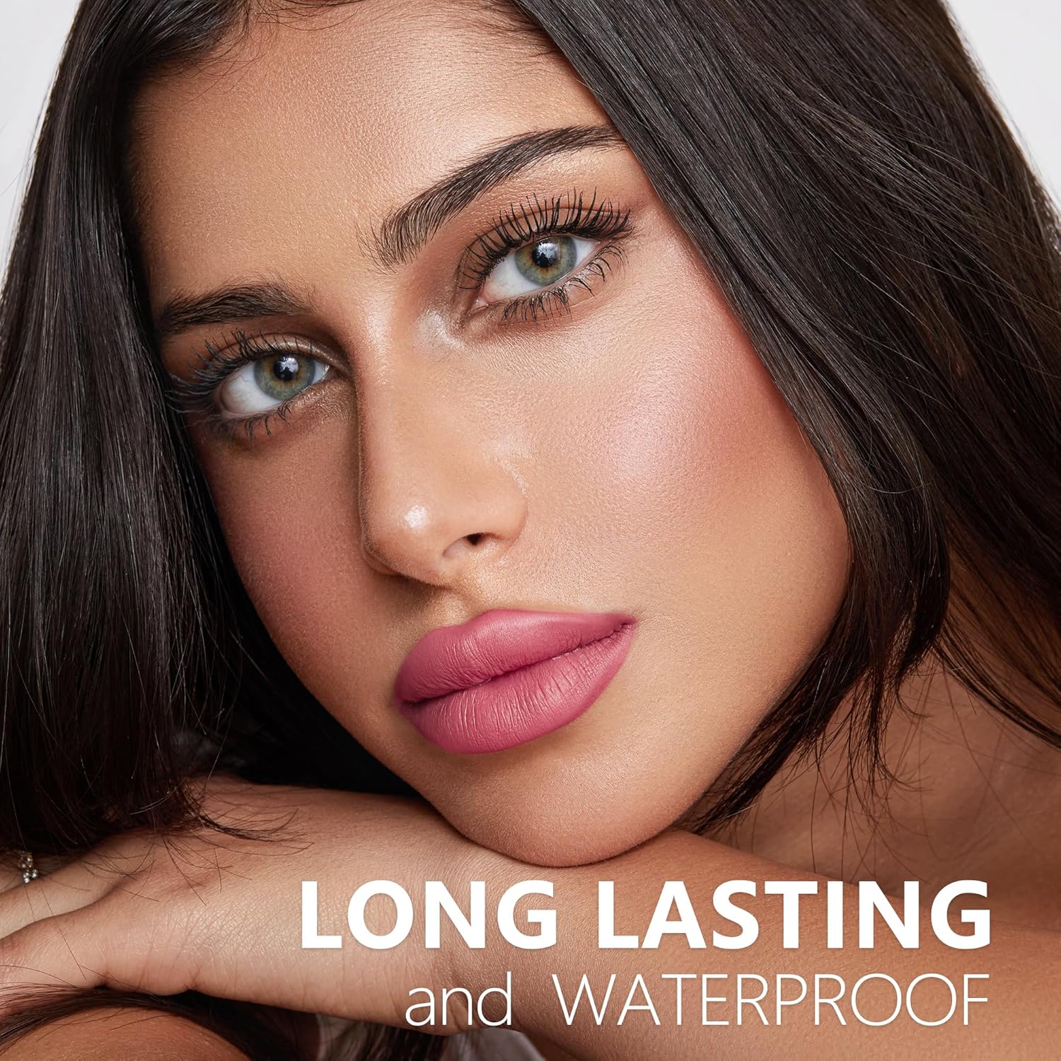 Pink Lipstick Long Lasting Lipsticks for Women Pigmented Smudgeproof Transferproof Vegan Cruelty Free Lip Makeup, A63 Icon Era