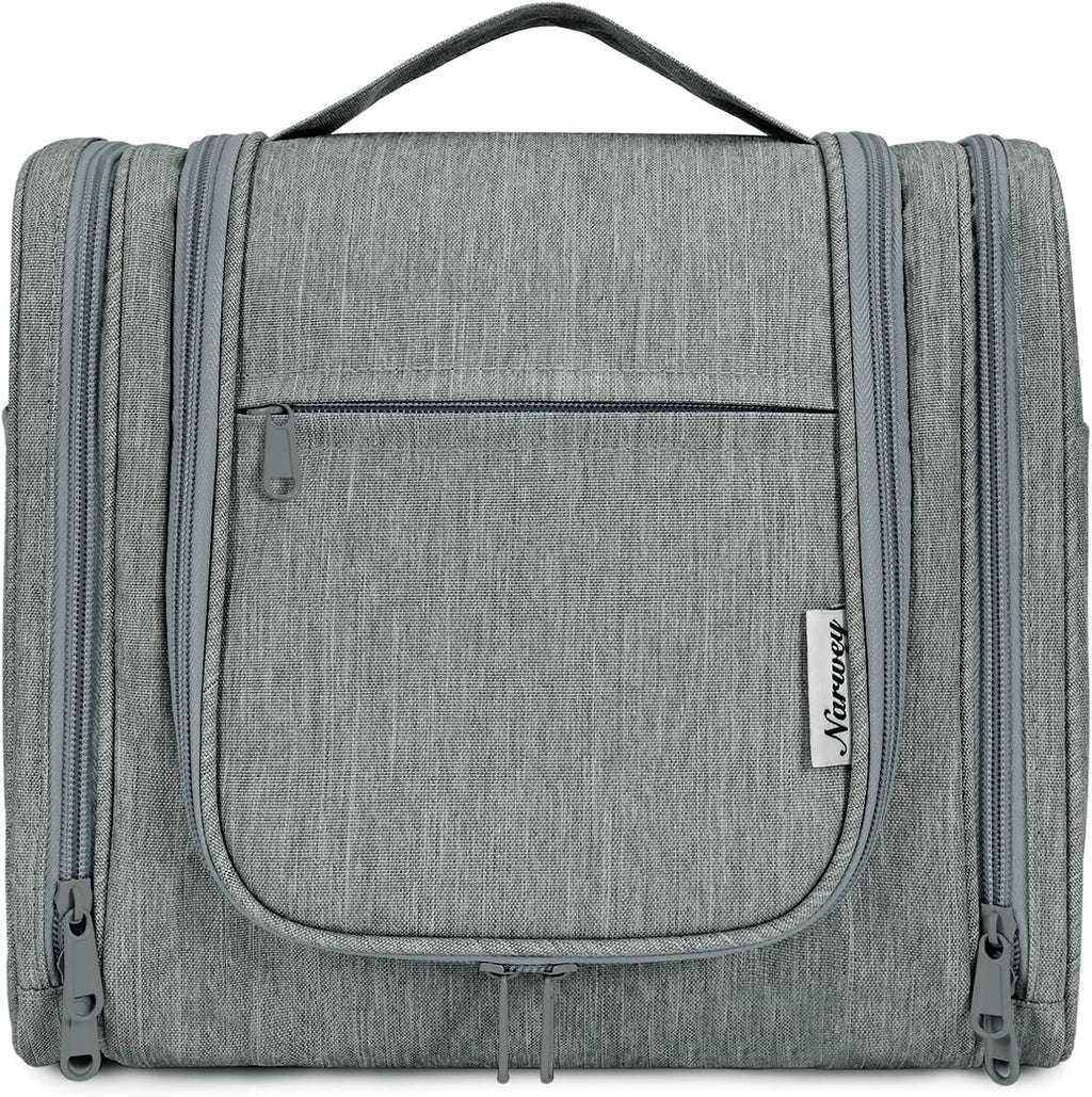 Narwey Hanging Toiletry Bag for Women Travel Makeup Bag Organizer Toiletries Bag for Cosmetics Essentials Accessories
