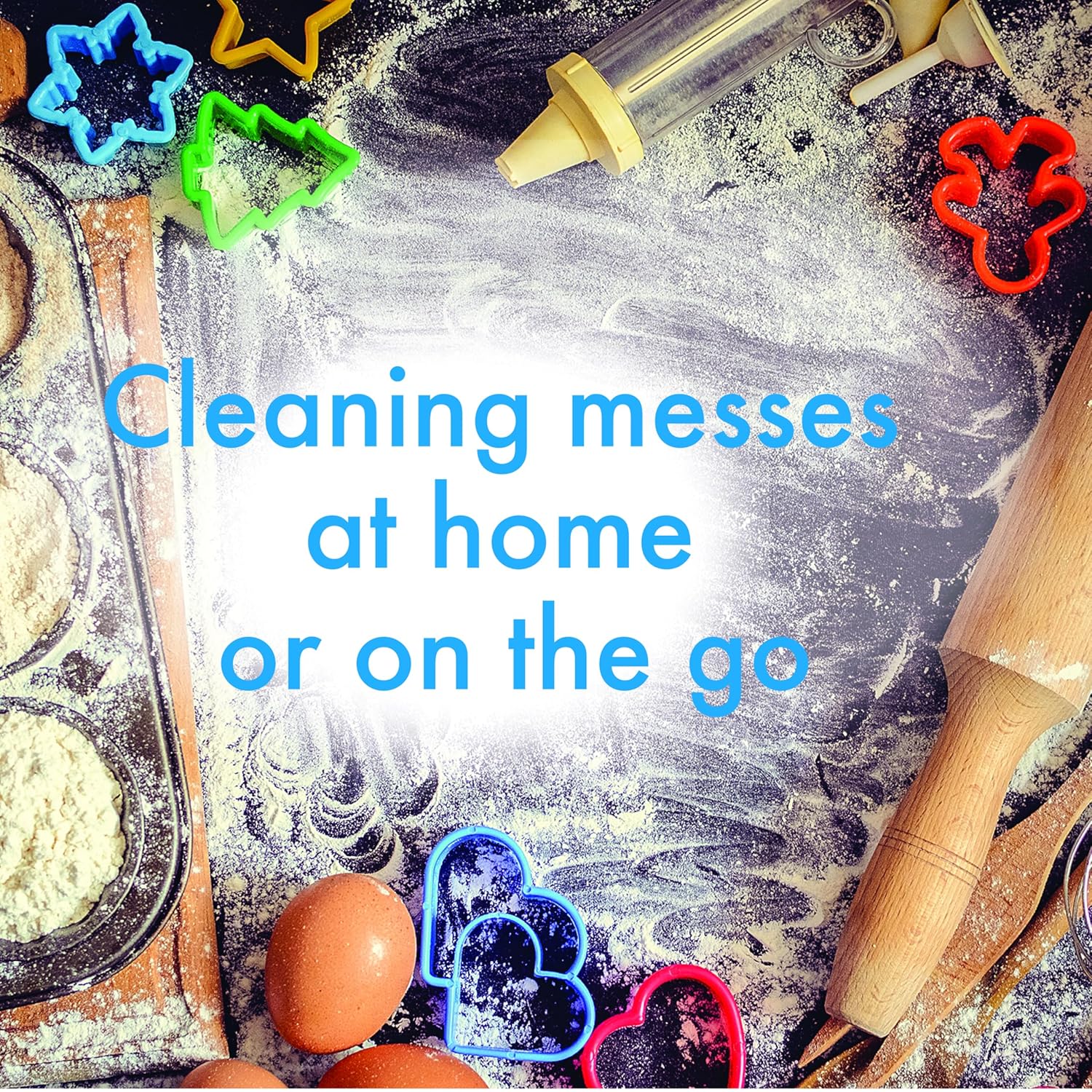 Wet Nap Hand & Face Cleansing Wipes | Disposable Plant-Based Wet Wipes | Gentle, Fragrance Free Formula for Sensitive Skin | Paraben-Free & Alcohol-Free | 90 Count (Pack of 6)